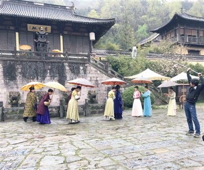 今日新昌数字报刊平台-十九峰景区再次迎来剧组取景拍摄